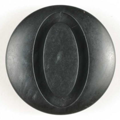 Modeknopf - SCHWARZ - Größe: 28mm