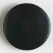 Echt-Lederknopf - SCHWARZ - Größe: 23mm