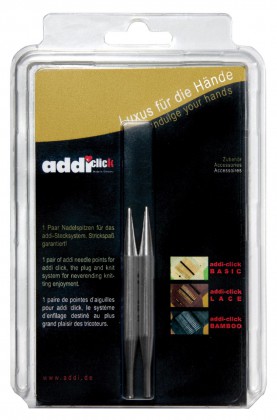 addiClick LACE Short Tips Spitzen Austauschbare Rundstricknadeln Maß: 6,5mm/9cm