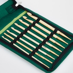 bamboo Austauschbare Häkelnadel (tunesisch) Maß: 3,5-8mm/60-100cm Set