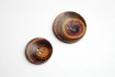 Holzknopf SYMFONIE Lilac Curved Round - Größe: 44mm