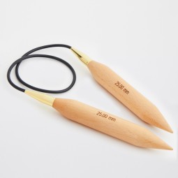 basix Birch JUMBO Rundstricknadel Maß: 35mm/150cm