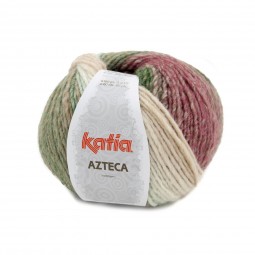 AZTECA - CRUDO/ VERDE/ ROSA/ MARRON (7875)