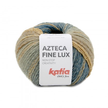 AZTECA FINE LUX - PETRÓLEO/ MARRÓN/ KAKI (410)