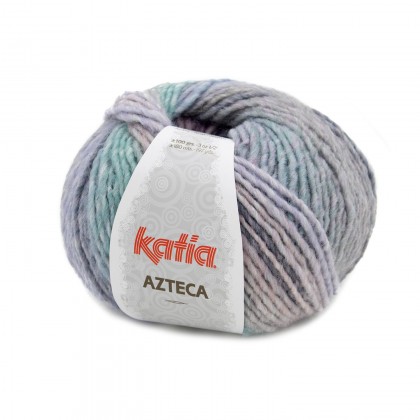 AZTECA - PASTEL/ VIOLETAS/ VERDE (7878)