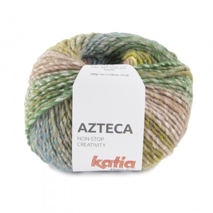 AZTECA - ROSAS/ AZUL/ MOSTAZA (7888)