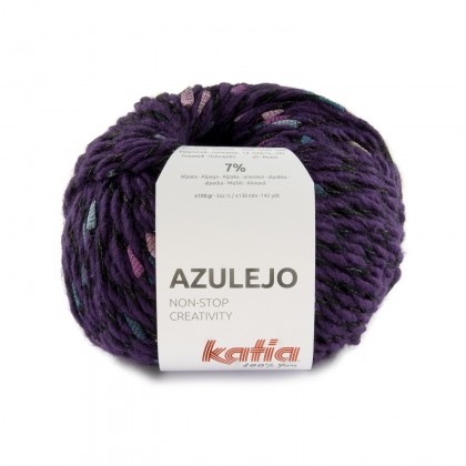 AZULEJO - LILA/ PETRÓLEO/ ROSAS (401)