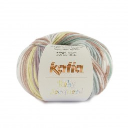 BABY JACQUARD - AGUAS/ SALMON/ LIMA (93)
