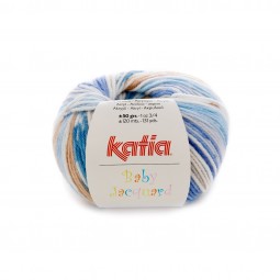 BABY JACQUARD - AZULES/ BEIGES (83)