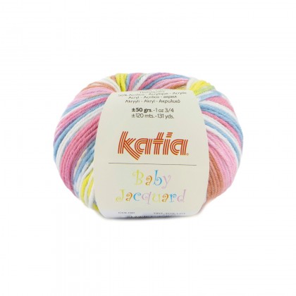 BABY JACQUARD - ROSAS/ PISTACHO/ AZUL (97)