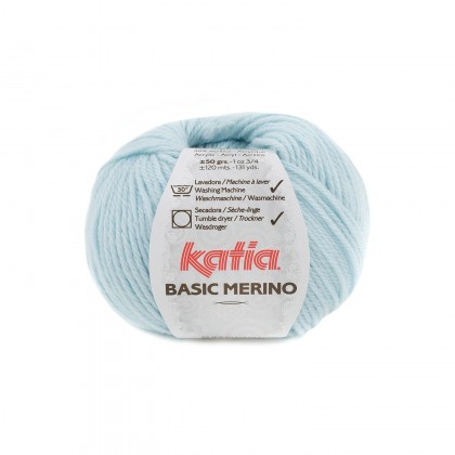 BASIC MERINO - CELESTE BEBÉ (86)