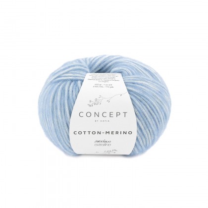 COTTON-MERINO - CONCEPT - AZUL CLARO (131)