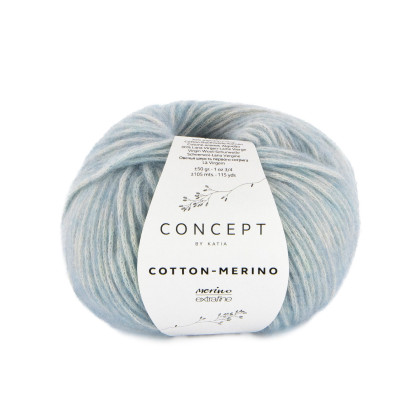 COTTON-MERINO - CONCEPT - AZUL COLOMBIANO (142)