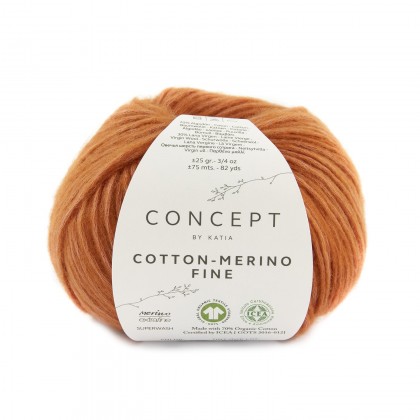 COTTON-MERINO FINE - CONCEPT - NARANJA (90)