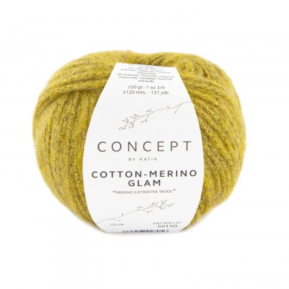 COTTON-MERINO GLAM - CONCEPT - MOSTAZA (302)