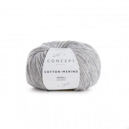 COTTON-MERINO - CONCEPT - GRIS CLARO (106)