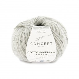COTTON-MERINO TWEED - CONCEPT - GRIS CLARO (506)