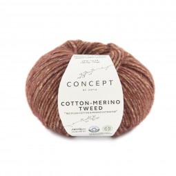 COTTON-MERINO TWEED - CONCEPT - ROJIZOS (500)
