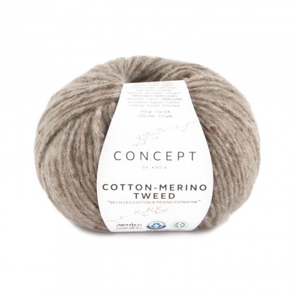 COTTON-MERINO TWEED - CONCEPT - VISONES (510)