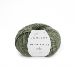 COTTON-MERINO - CONCEPT - VERDE MILITAR (122)