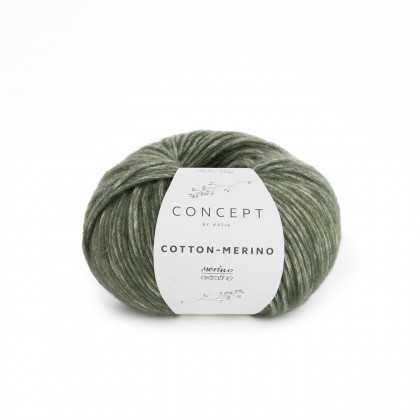 COTTON-MERINO - CONCEPT - VERDE MILITAR (122)