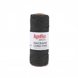 MACRAMÉ CORD FINE - ANTRACITA (202)