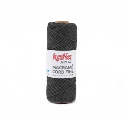 MACRAMÉ CORD FINE - ANTRACITA (202)