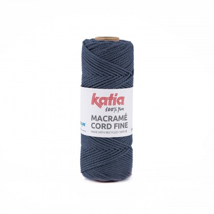 MACRAMÉ CORD FINE - JEANS (203)