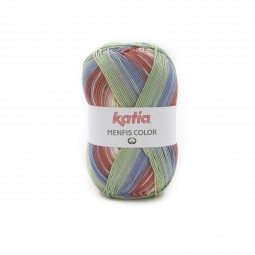 MENFIS COLOR - BEIGE/ PETROL/ ROJIZO (114)