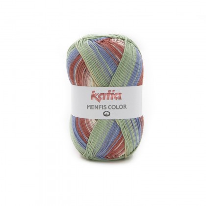 MENFIS COLOR - BEIGE/ PETROL/ ROJIZO (114)