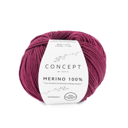 MERINO 100% - CONCEPT - BURDEOS (25)