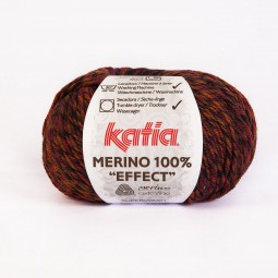 MERINO 100% EFFECT - NARANJA/ MARRÓN (602)