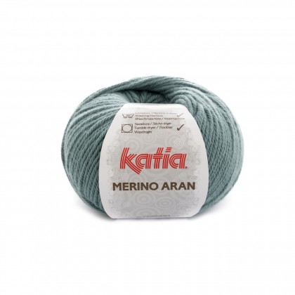 MERINO ARAN - AZUL GRIS (65)