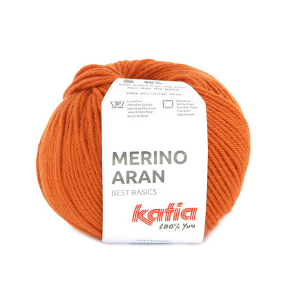MERINO ARAN - NARANJA VIVO (101)