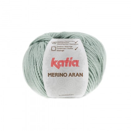 MERINO ARAN - VERDE AGUA (91)