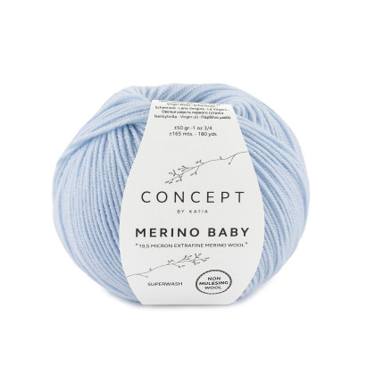 MERINO BABY - CONCEPT - AZUL CIELO (93)