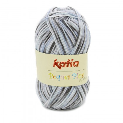 PEQUES PLUS - AZUL/ GRRISES/ BLANCO (101)