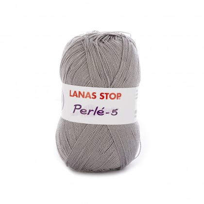PERLÉ-5 - LANAS STOP - GRIS (11)
