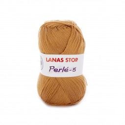 PERLÉ-5 - LANAS STOP - MARRÓN (37)