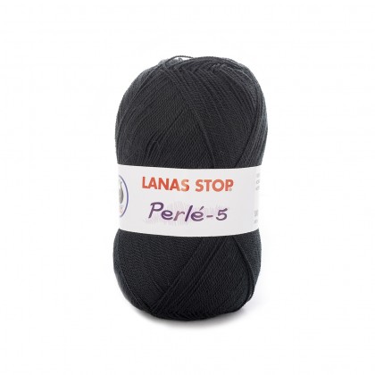 PERLÉ-5 - LANAS STOP - NEGRO (2)