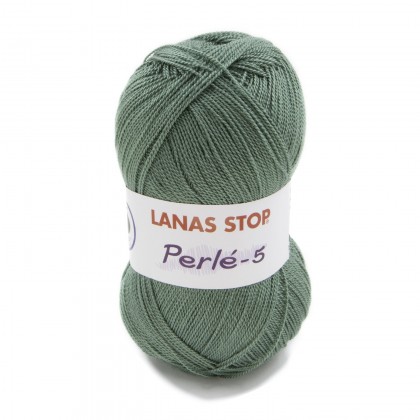 PERLÉ-5 - LANAS STOP - VERDE BOTELLA (43)