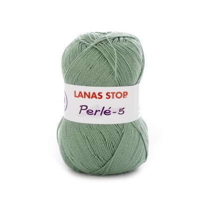 PERLÉ-5 - LANAS STOP - VERDE PÁLIDO (28)