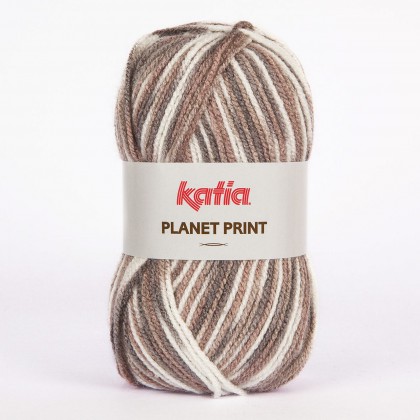 PLANET PRINT - CRUDO/ ARENA/ GRIS (58)
