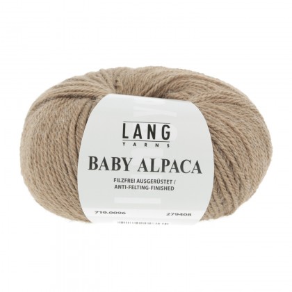 BABY ALPACA - HELLBRAUN MELANGE (0096)
