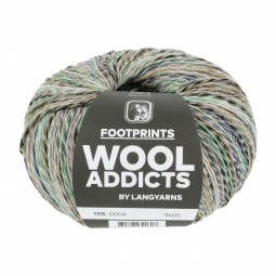 FOOTPRINTS - WOOLADDICTS - TURQUOISE/ BROWN/ BLUE (0004)