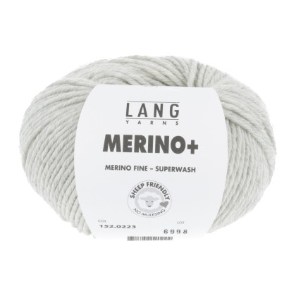 MERINO+ - HELLGRAU MELANGE (0223)