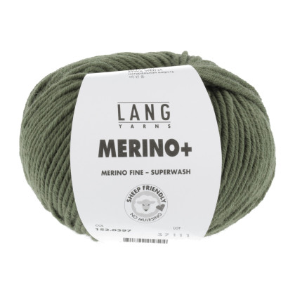 MERINO+ - OLIVE MITTEL (0397)