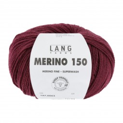 MERINO 150 - DUNKELROT (0063)