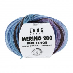 MERINO 200 BÉBÉ COLOR - BLAU (0306)