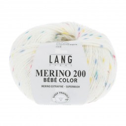 MERINO 200 BÉBÉ COLOR - WEISS (0352)